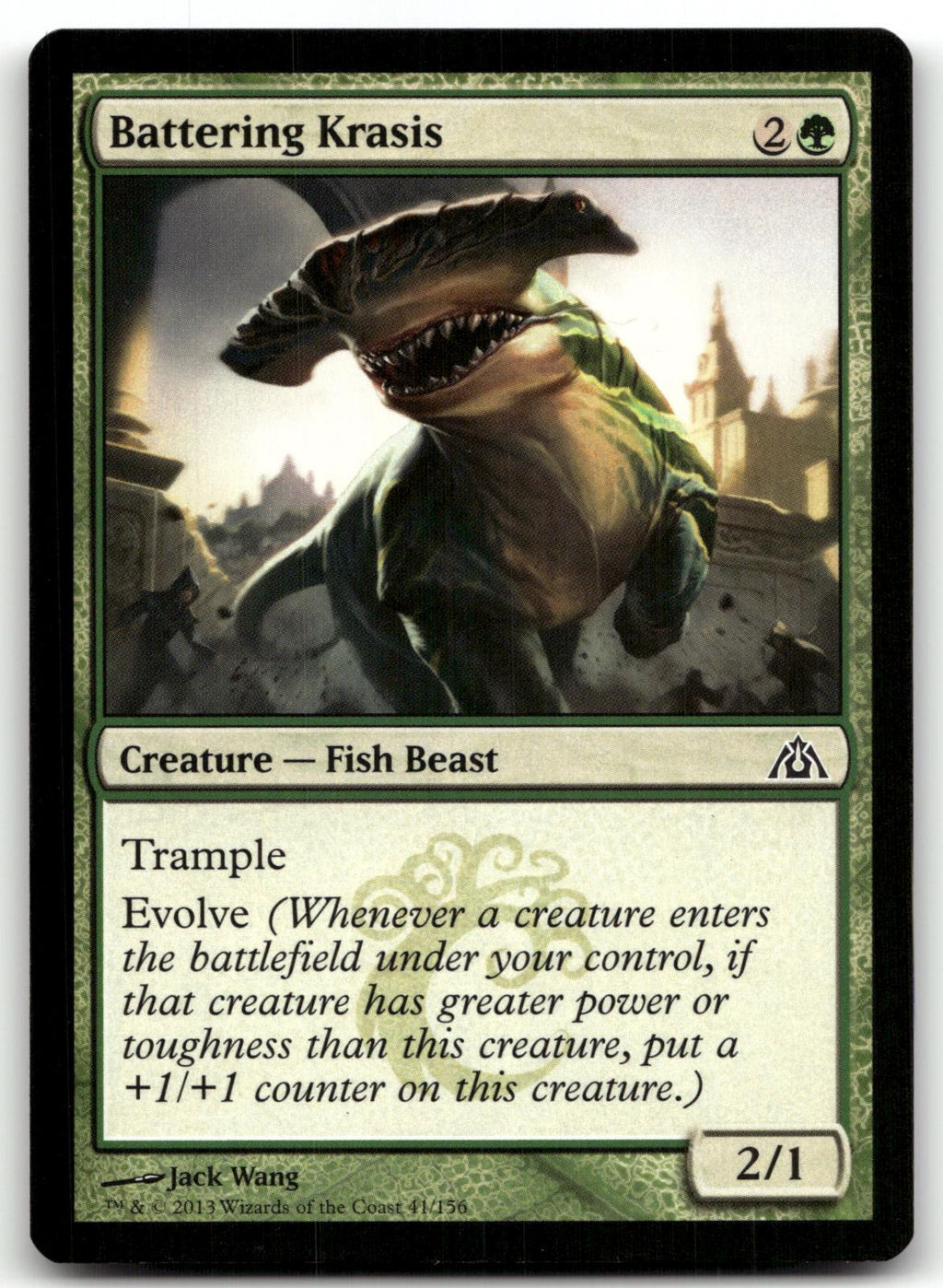 Battering Krasis 41 Common Dragon's Maze Magic: The Gathering Near Mint