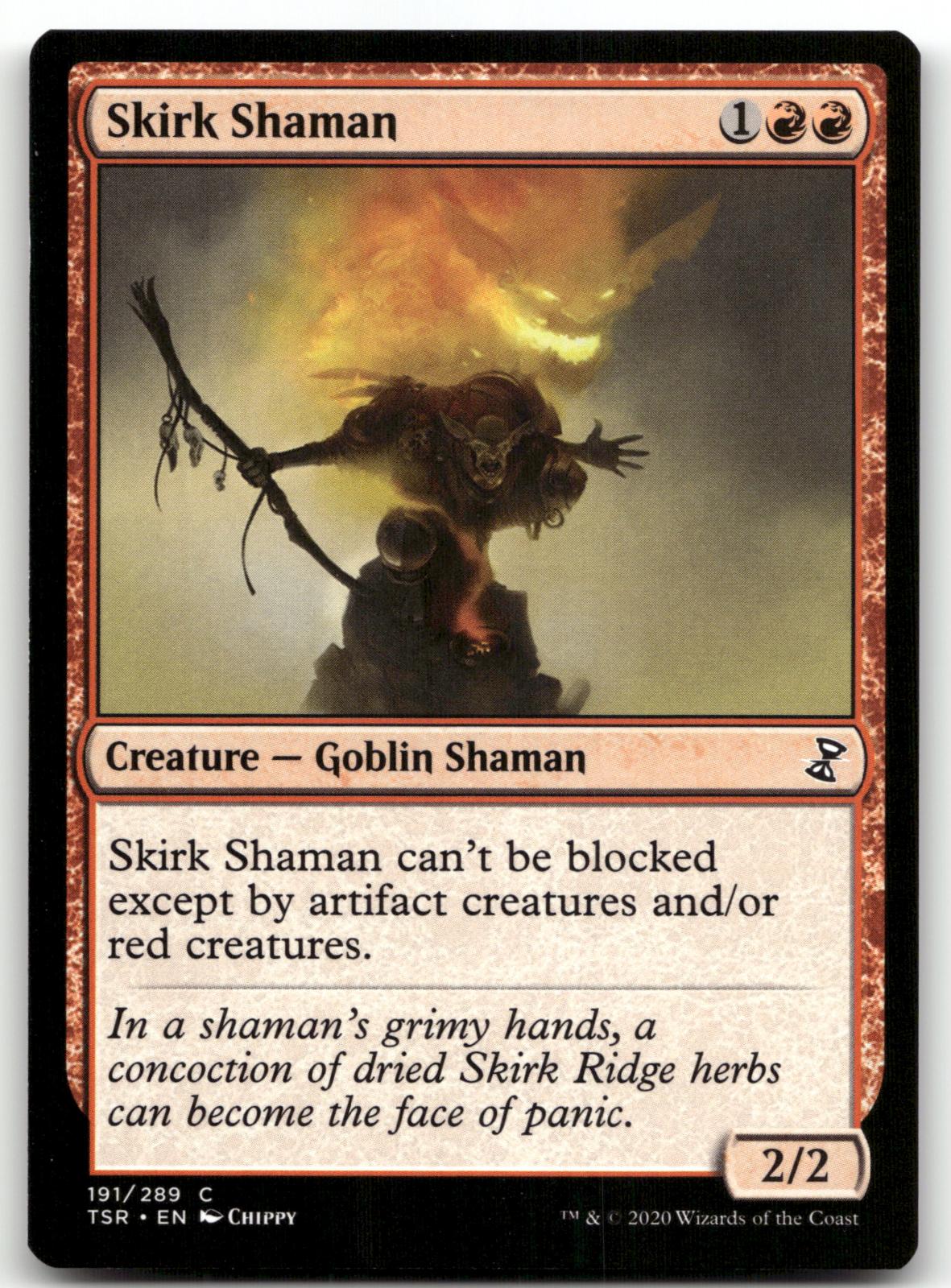 Skirk Shaman 191 Common Time Spiral: Remastered Magic: The Gathering Near Mint