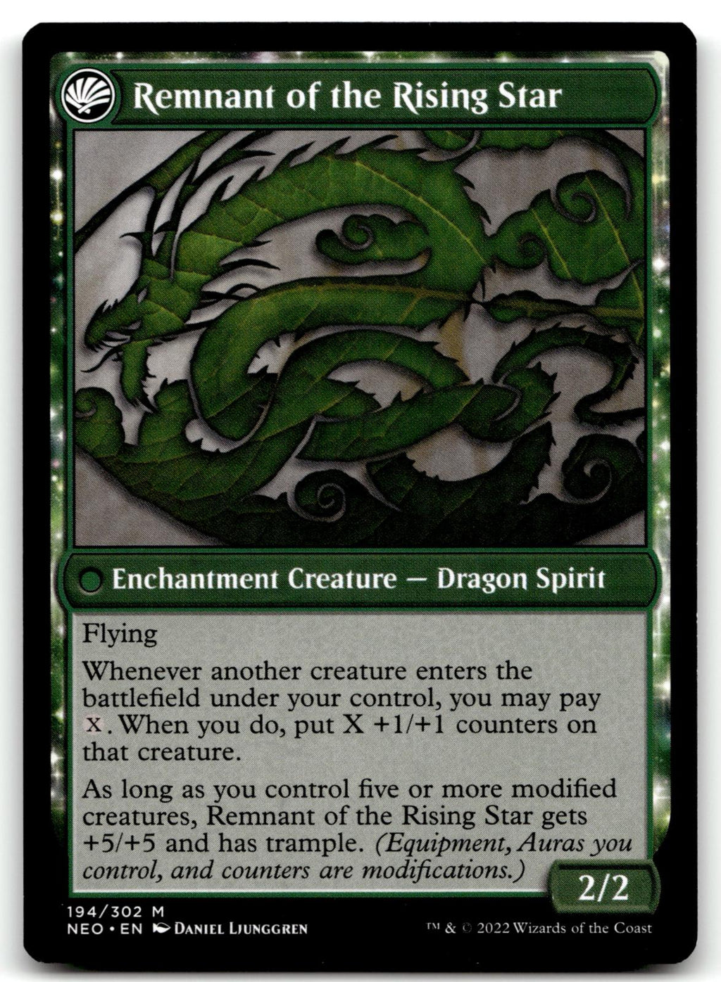 Jugan Defends the Temple 194 Kamigawa: Neon Dynasty Magic: The Gathering NM