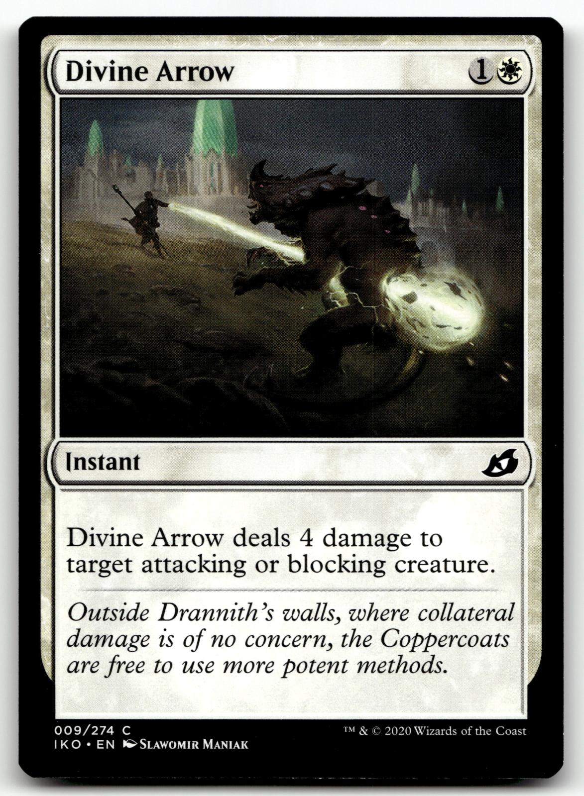 Divine Arrow 9 Common Ikoria: Lair of Behemoths Magic: The Gathering Near Mint