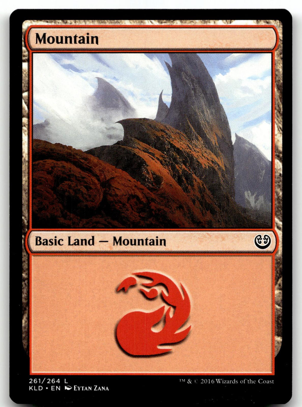 Mountain (261) 261 Land Kaladesh Magic: The Gathering Near Mint