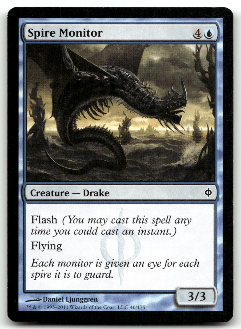 Spire Monitor 46 Common New Phyrexia Magic: The Gathering Near Mint
