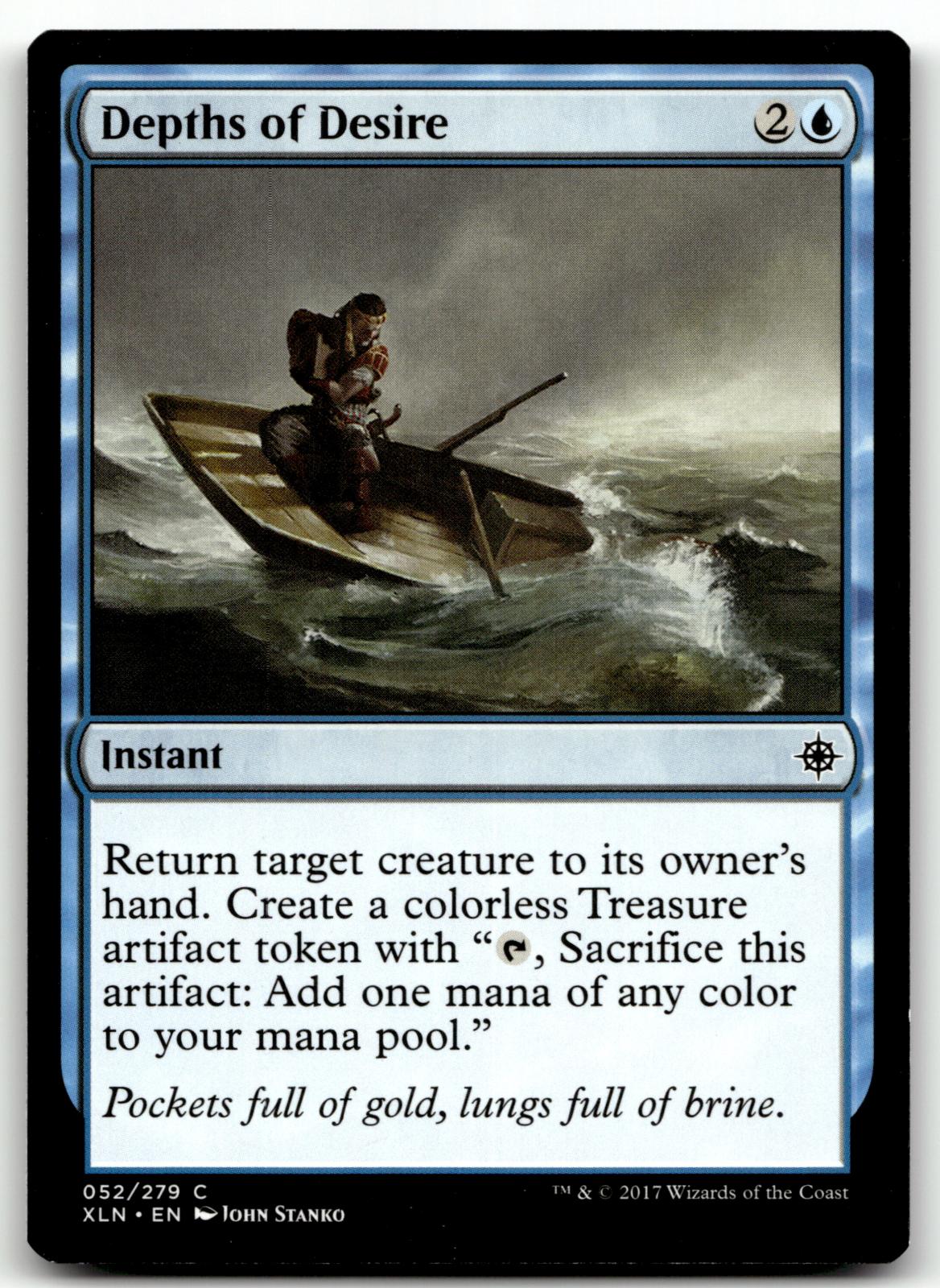 Depths of Desire 52 Common Ixalan Magic: The Gathering Near Mint