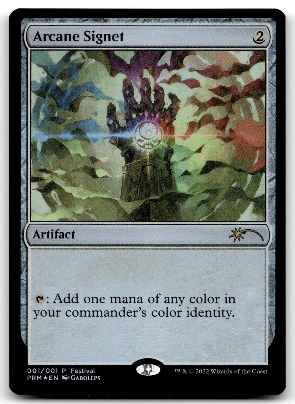 Arcane Signet 1 Uncommon Commander: Foundations Magic: The Gathering Foil NM