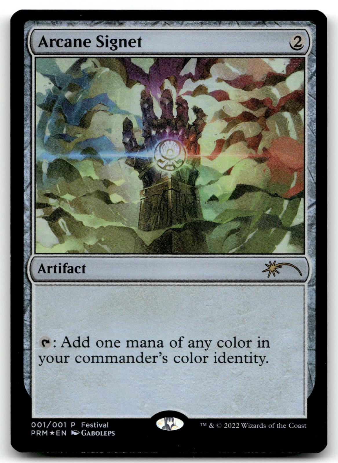 Arcane Signet 1 Uncommon Commander: Foundations Magic: The Gathering Foil NM