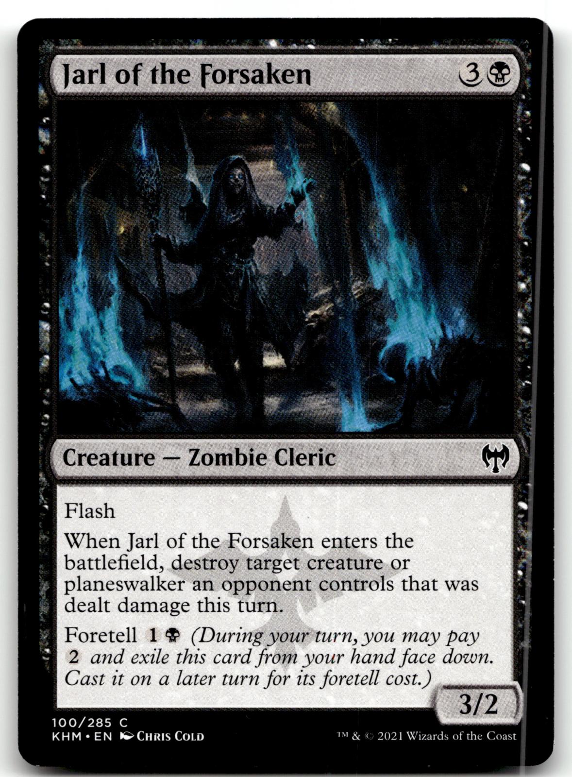 Jarl of the Forsaken 100 Common Kaldheim Magic: The Gathering Near Mint