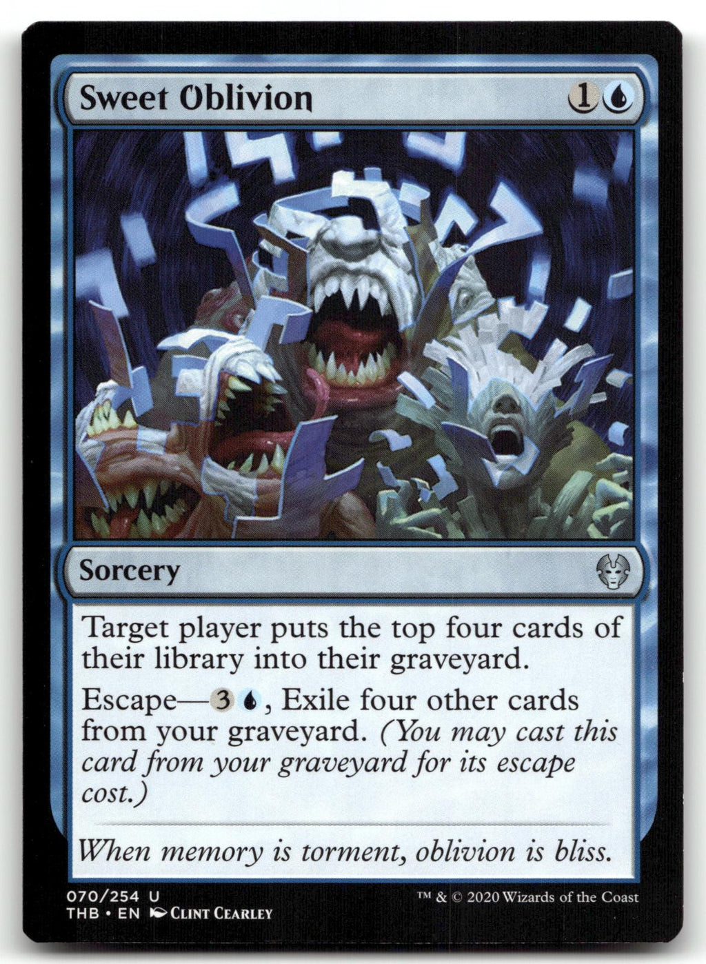 Sweet Oblivion 70 Uncommon Theros Beyond Death Magic: The Gathering Near Mint