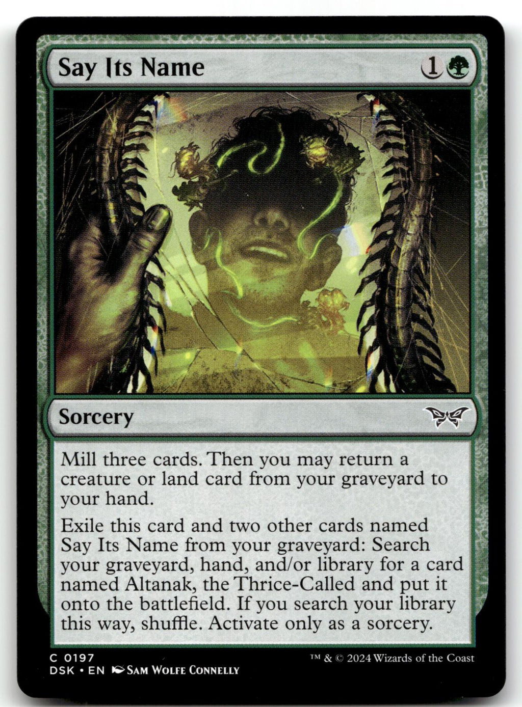 Say Its Name 197 Common Duskmourn: House of Horror Magic: The Gathering NM