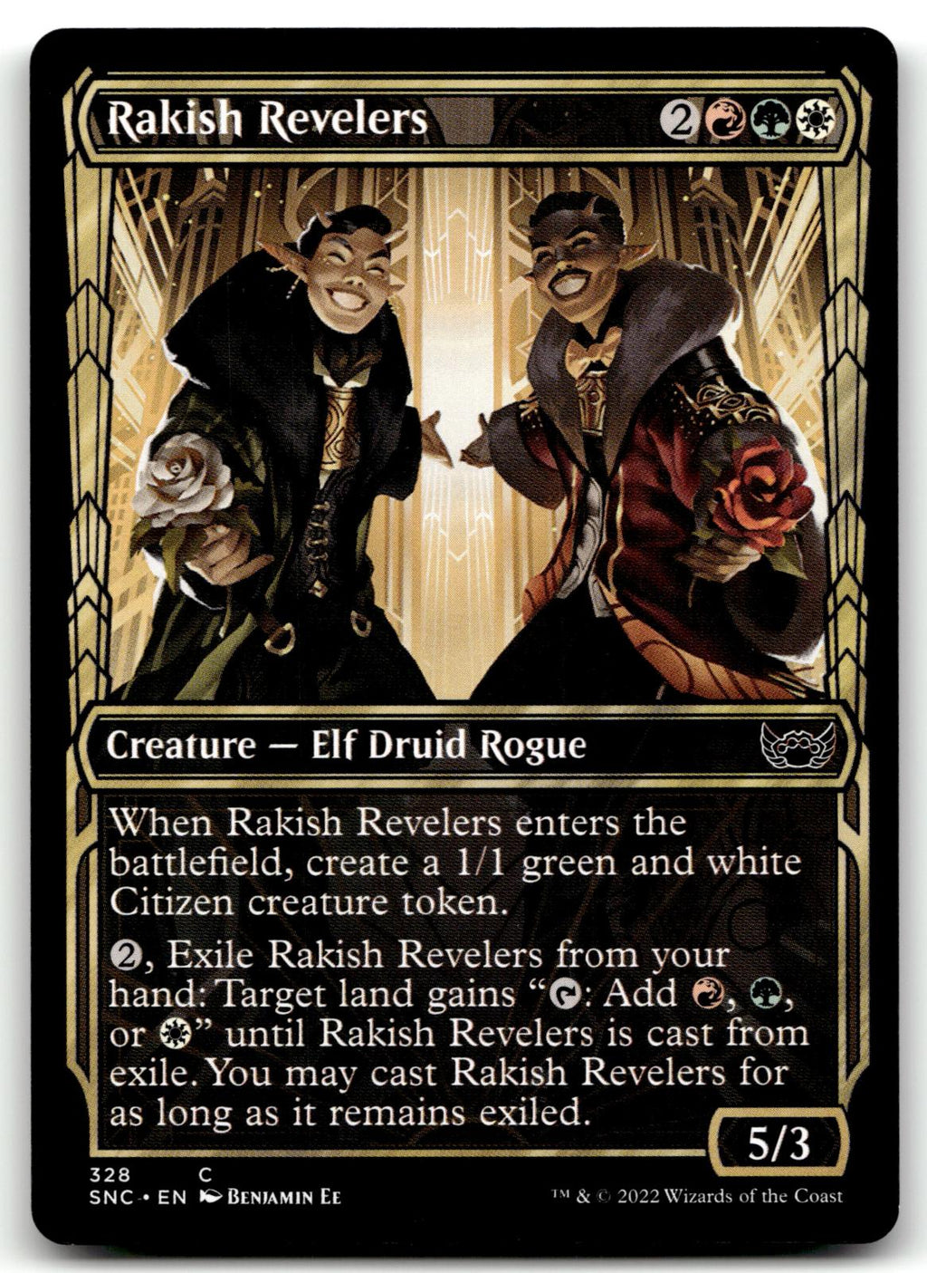 Rakish Revelers (Showcase) 328 Streets of New Capenna Magic: The Gathering NM