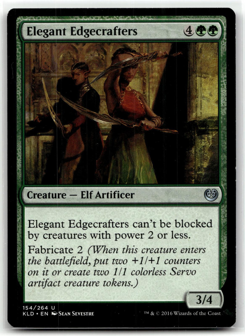 Elegant Edgecrafters 154 Uncommon Kaladesh Magic: The Gathering Near Mint