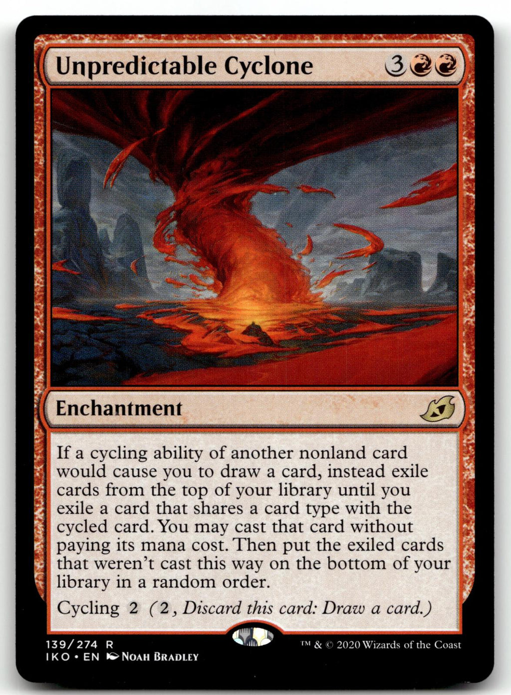 Unpredictable Cyclone 139 Rare Ikoria: Lair of Behemoths Magic: The Gathering NM