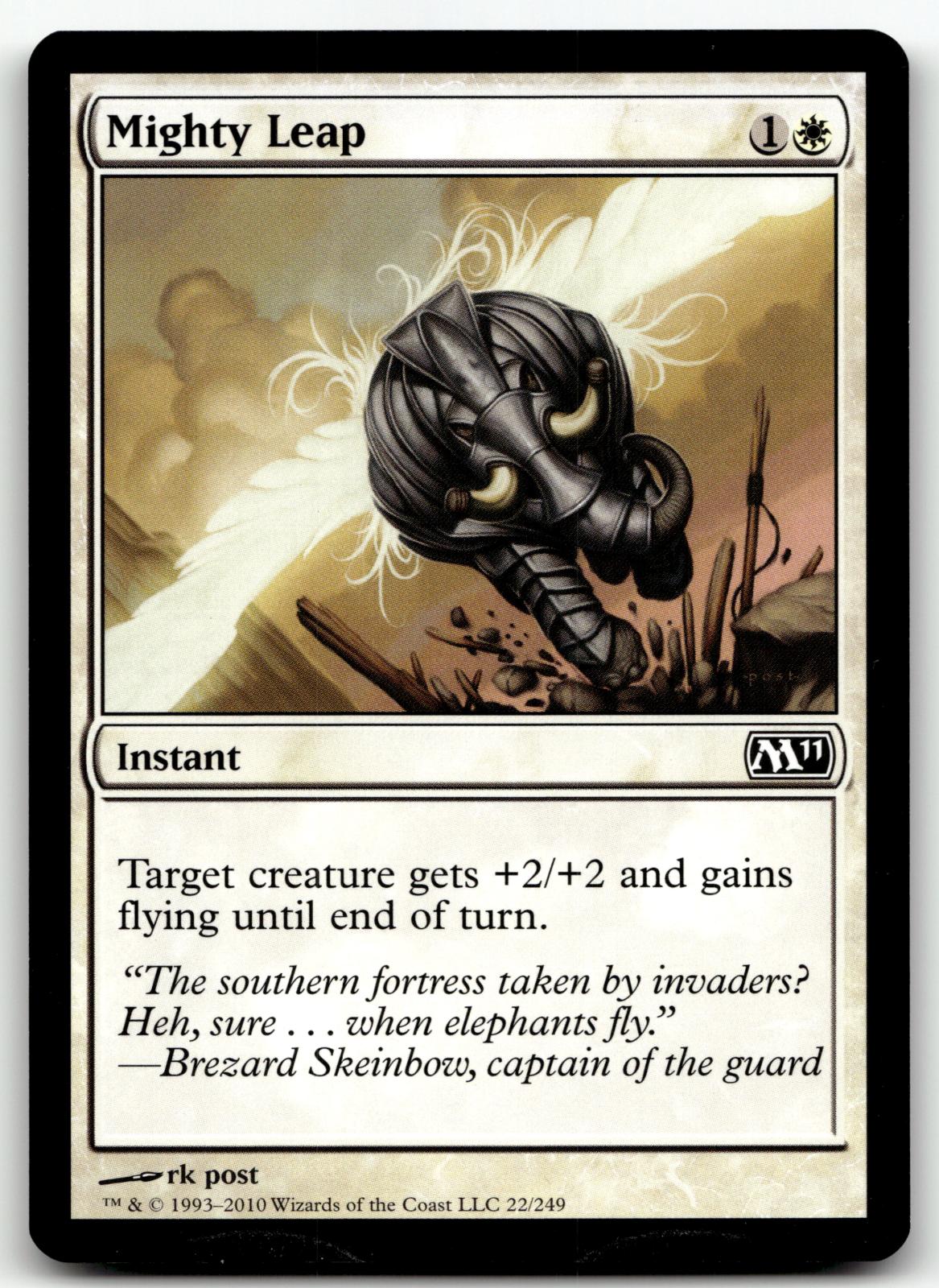 Mighty Leap 22 Common Magic 2011 (M11) Magic: The Gathering Near Mint