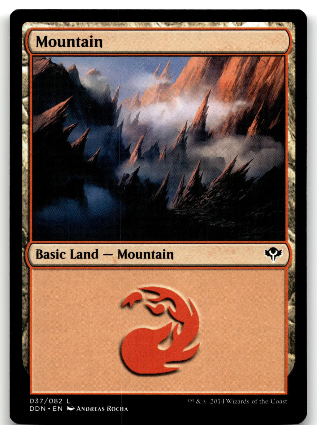 Mountain (037) 37 Land Duel Decks: Speed vs. Cunning Magic: The Gathering NM