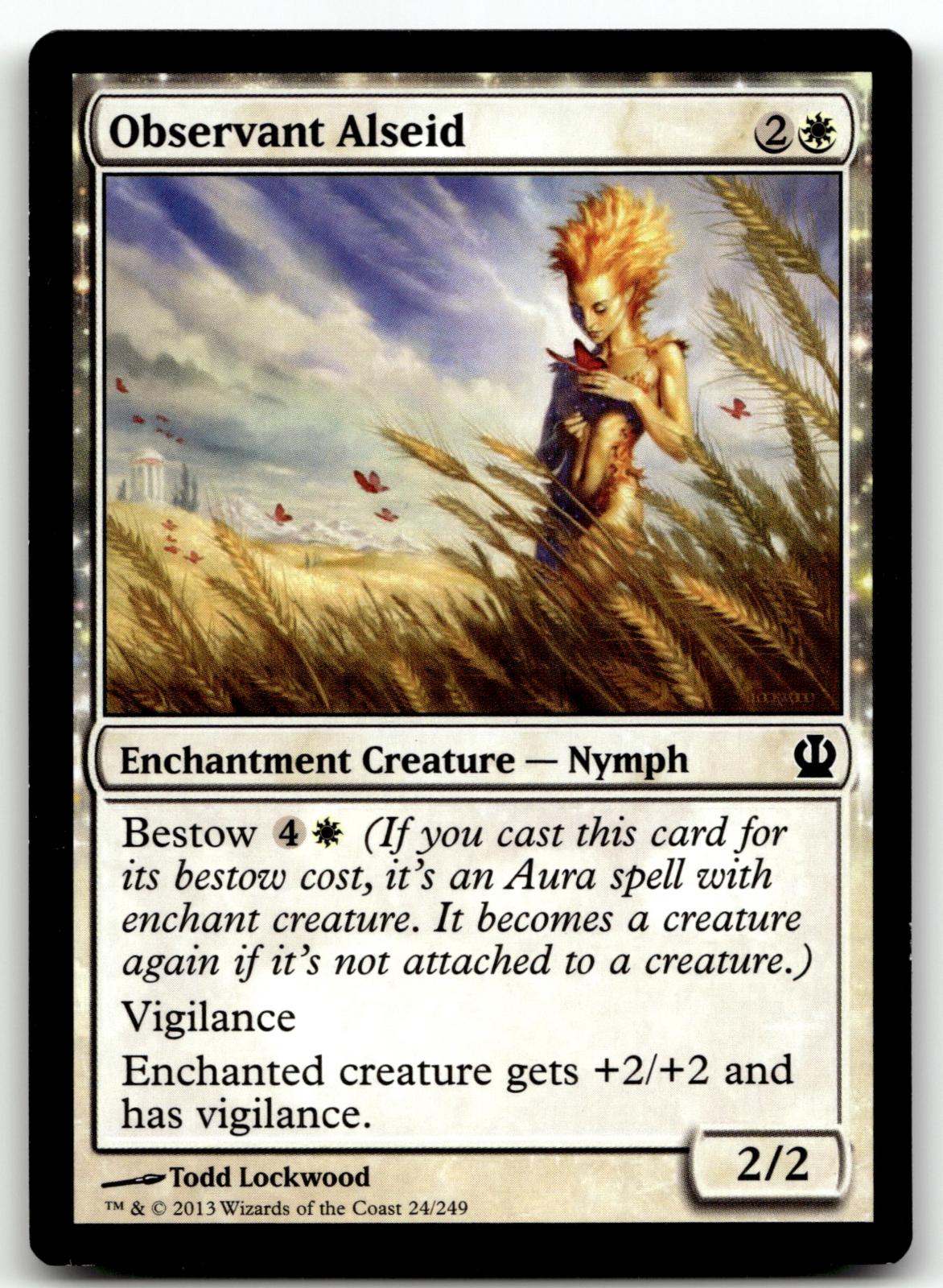Observant Alseid 24 Common Theros Magic: The Gathering Near Mint