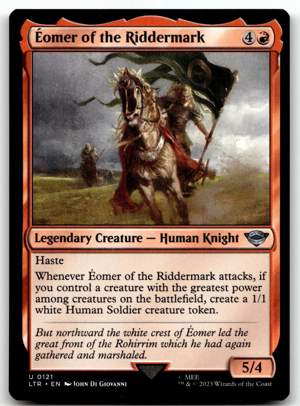 Eomer of the Riddermark 121 Universes Beyond: The Lord of the Rings: 