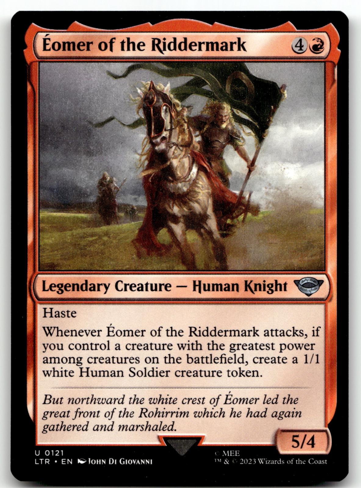 Eomer of the Riddermark 121 Universes Beyond: The Lord of the Rings: 