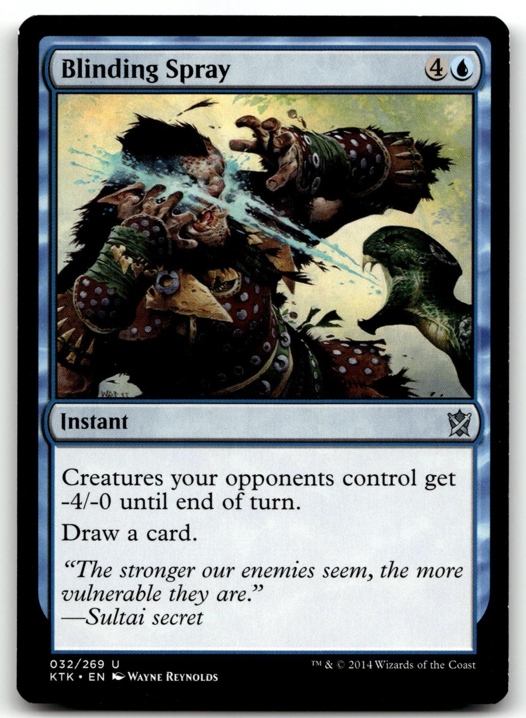 Blinding Spray 32 Uncommon Khans of Tarkir Magic: The Gathering Near Mint