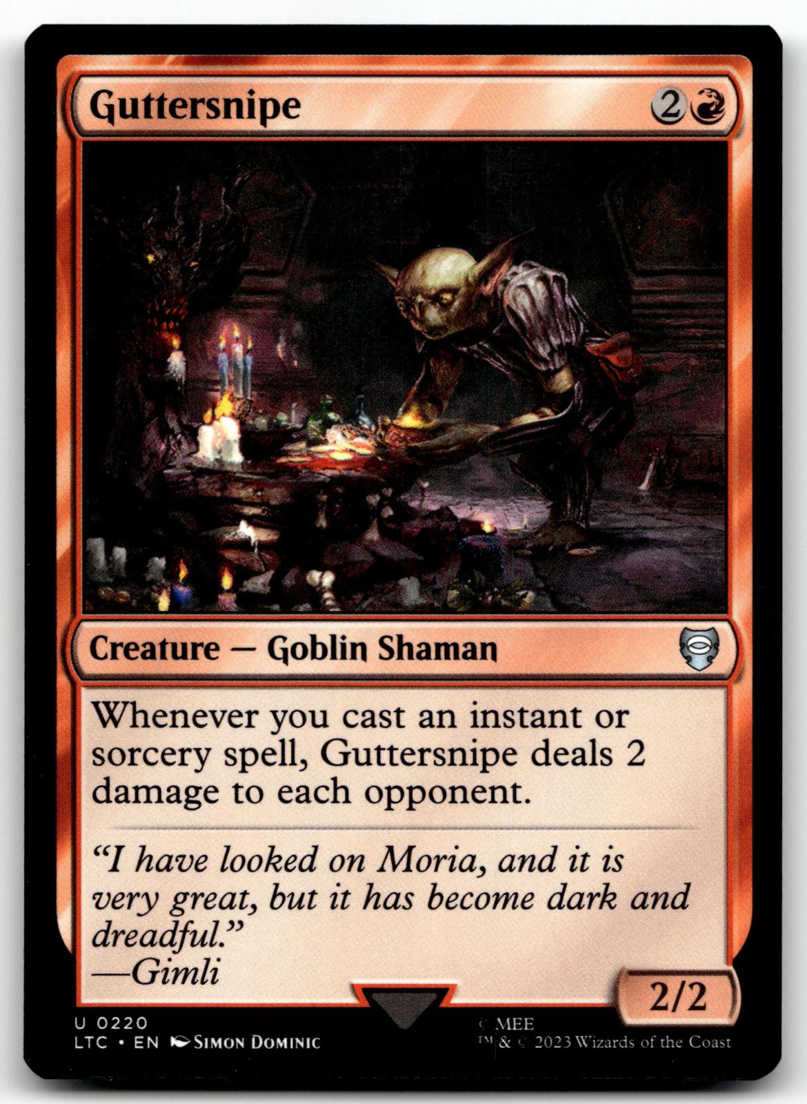 Guttersnipe 220 Commander: The Lord of the Rings: Tales of Middle-earth 