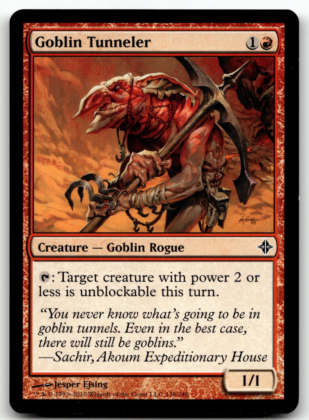Goblin Tunneler 148 Common Rise of the Eldrazi Magic: The Gathering Near Mint