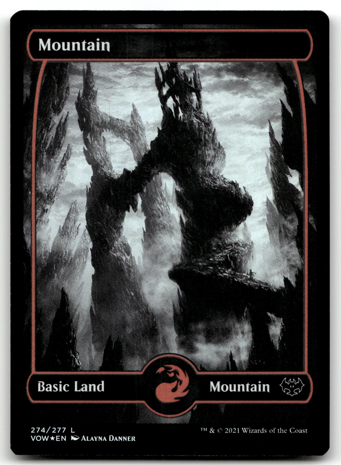 Mountain (274) 274 Land Innistrad: Crimson Vow Magic: The Gathering Foil NM