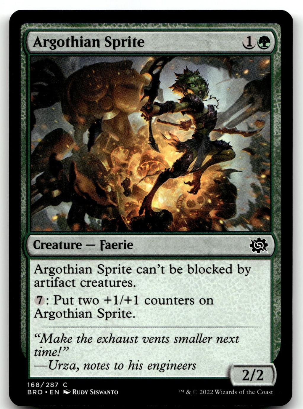 Argothian Sprite 168 Common The Brothers' War Magic: The Gathering Near Mint