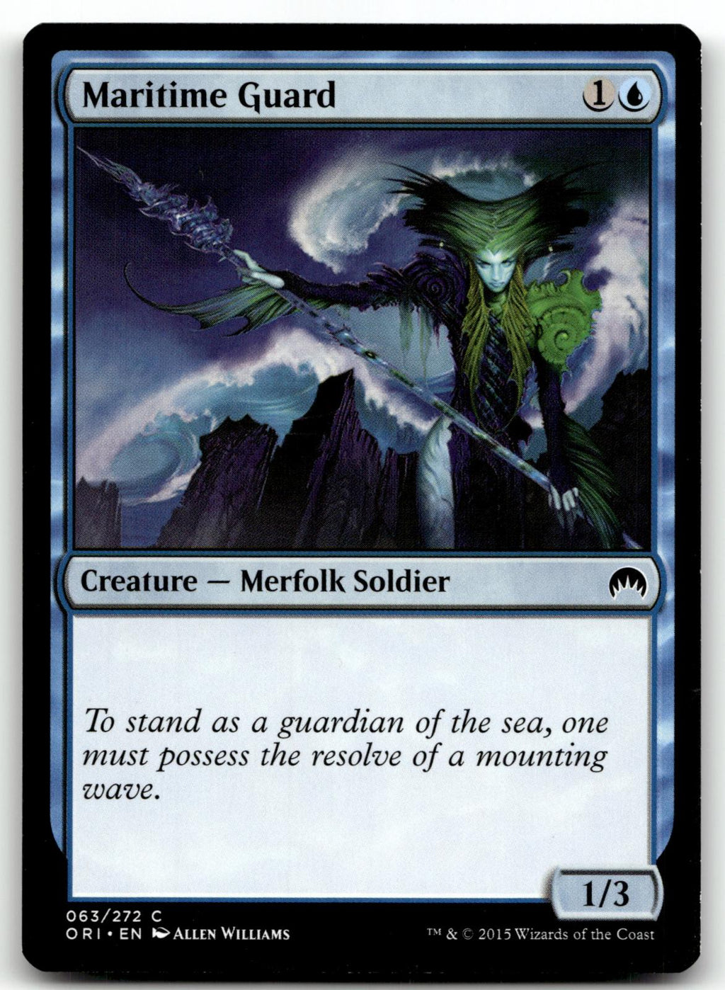 Maritime Guard 63 Common Magic Origins Magic: The Gathering Near Mint