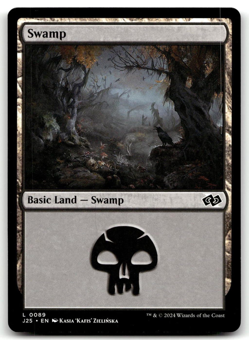 Swamp (0089) 89 Land Foundations Jumpstart Magic: The Gathering Near Mint