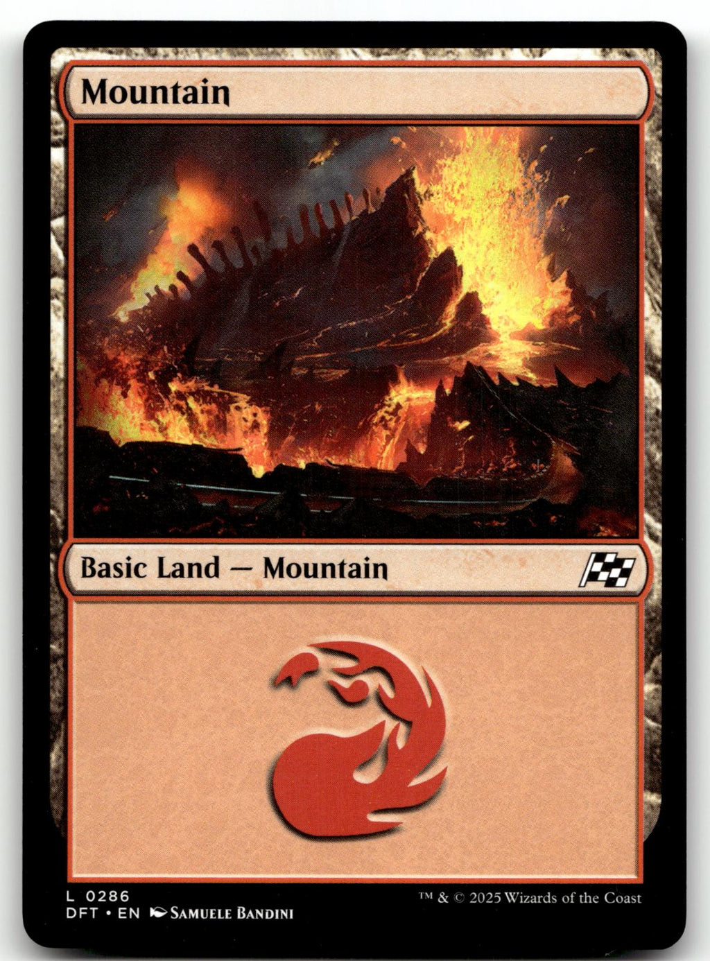 Mountain (0286) 286 Land Aetherdrift Magic: The Gathering Near Mint