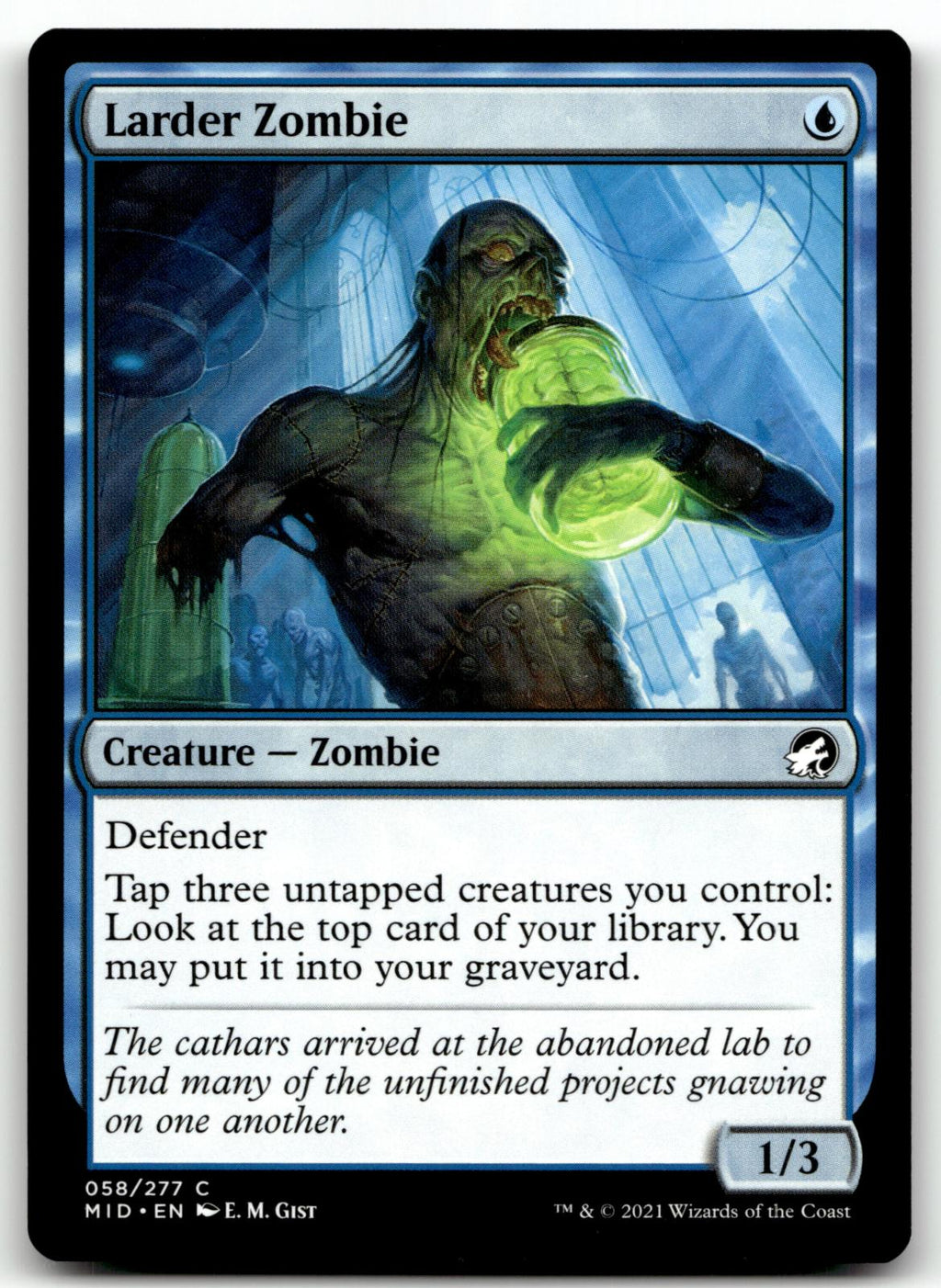 Larder Zombie 58 Common Innistrad: Midnight Hunt Magic: The Gathering Near Mint