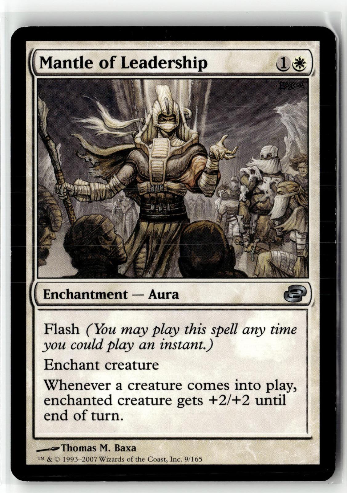 Mantle of Leadership 9 Uncommon Planar Chaos Magic: The Gathering Near Mint