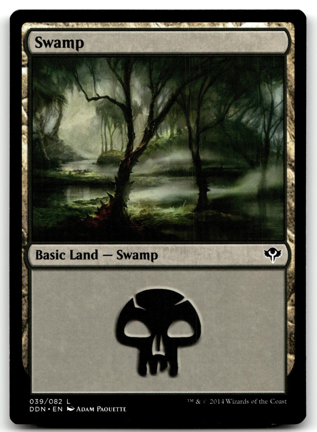 Swamp (039) 39 Land Duel Decks: Speed vs. Cunning Magic: The Gathering Near Mint