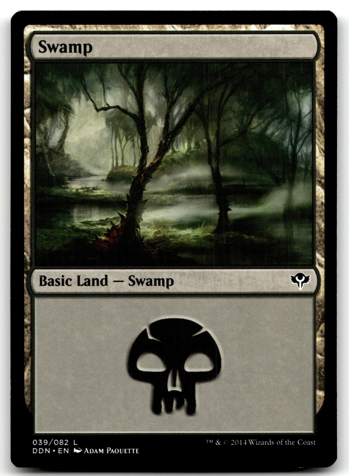 Swamp (039) 39 Land Duel Decks: Speed vs. Cunning Magic: The Gathering Near Mint