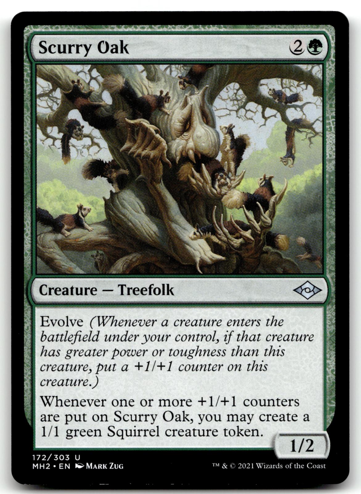 Scurry Oak 172 Uncommon Modern Horizons 2 Magic: The Gathering Near Mint