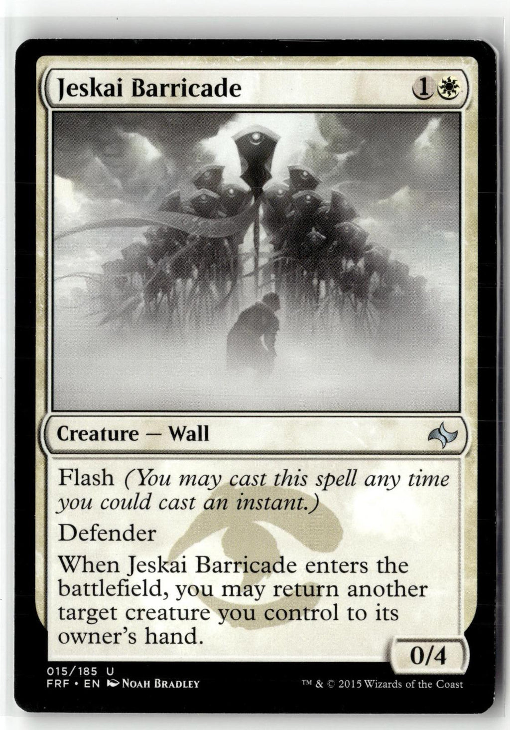 Jeskai Barricade 15 Uncommon Fate Reforged Magic: The Gathering Near Mint