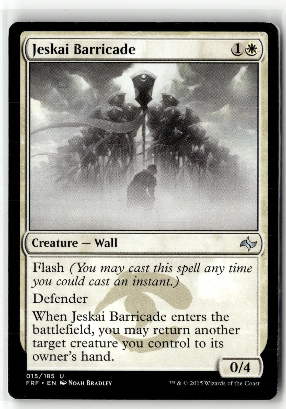 Jeskai Barricade 15 Uncommon Fate Reforged Magic: The Gathering Near Mint