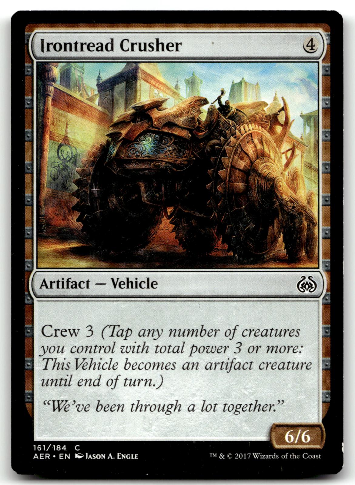 Irontread Crusher 161 Common Aether Revolt Magic: The Gathering Near Mint