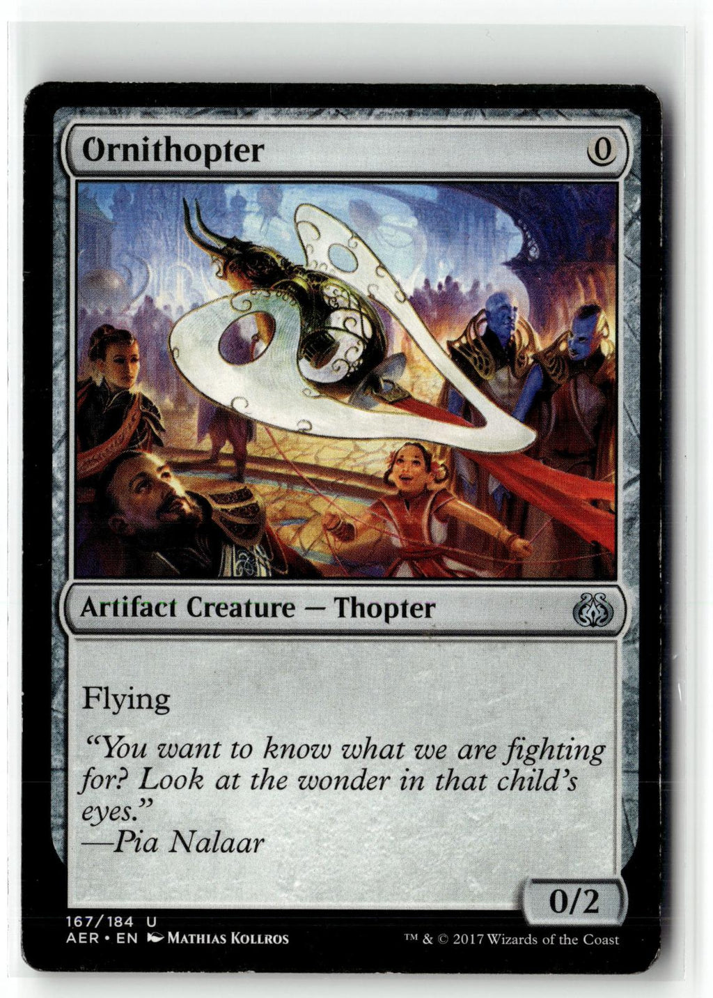 Ornithopter 167 Uncommon Aether Revolt Magic: The Gathering Near Mint