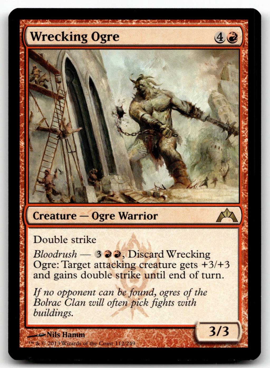 Wrecking Ogre 112 Rare Gatecrash Magic: The Gathering Near Mint