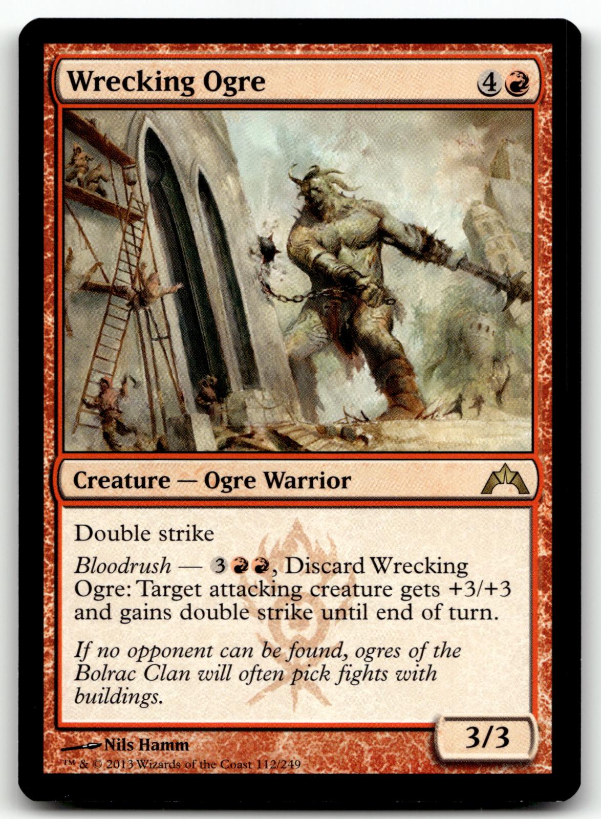 Wrecking Ogre 112 Rare Gatecrash Magic: The Gathering Near Mint