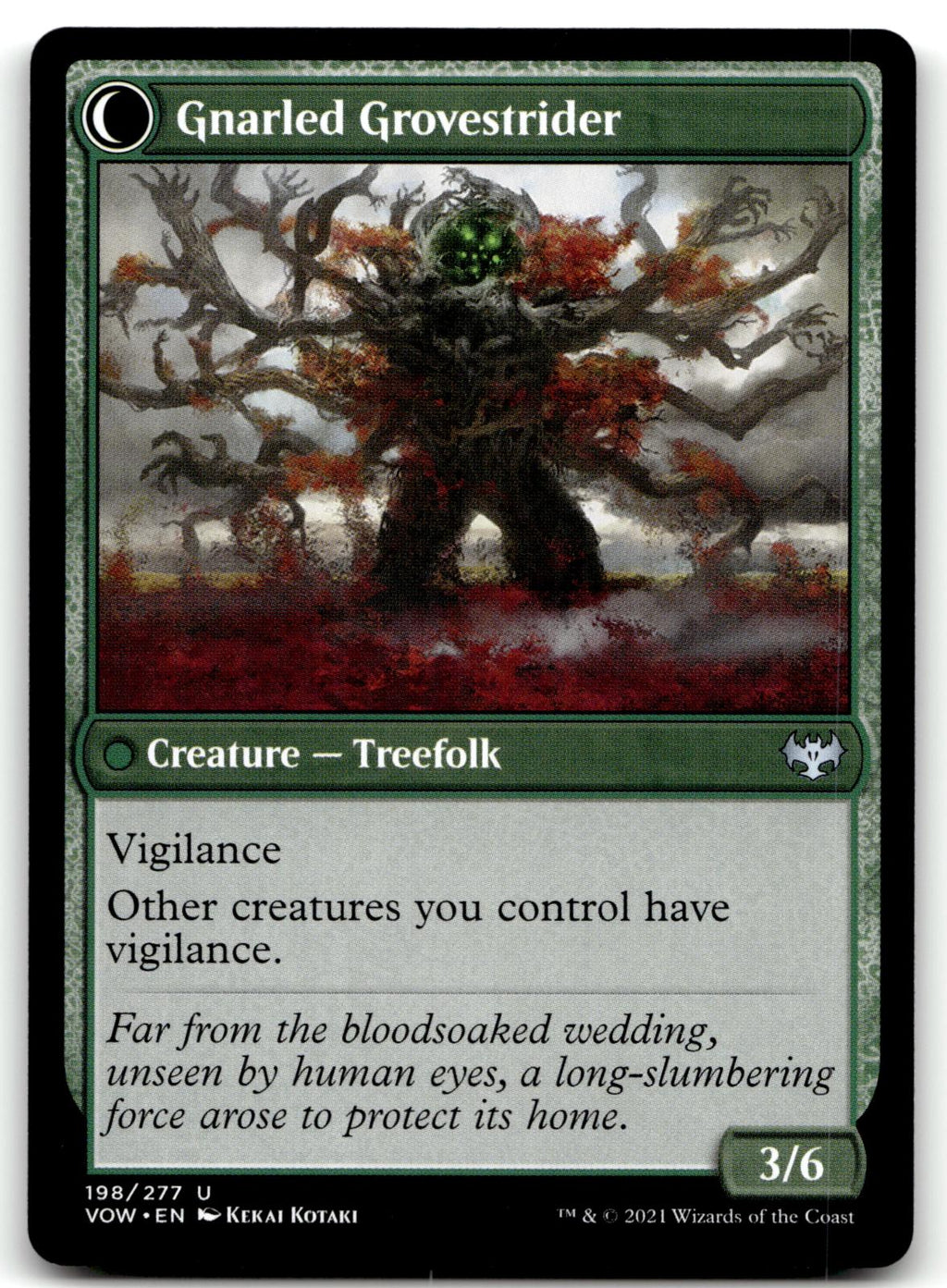 Dormant Grove 198 Uncommon Innistrad: Crimson Vow Magic: The Gathering Near Mint