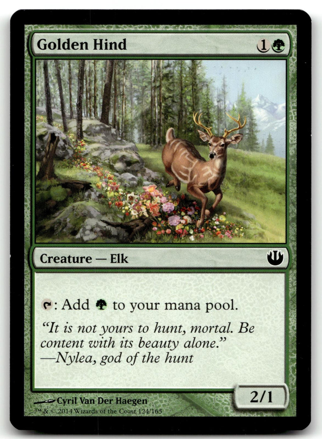 Golden Hind 124 Common Journey Into Nyx Magic: The Gathering Near Mint