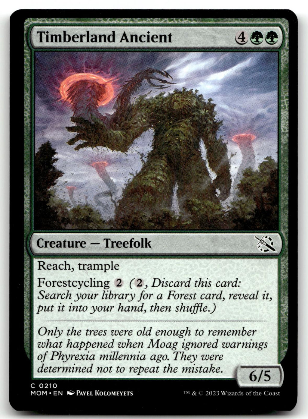 Timberland Ancient 210 Common March of the Machine Magic: The Gathering NM