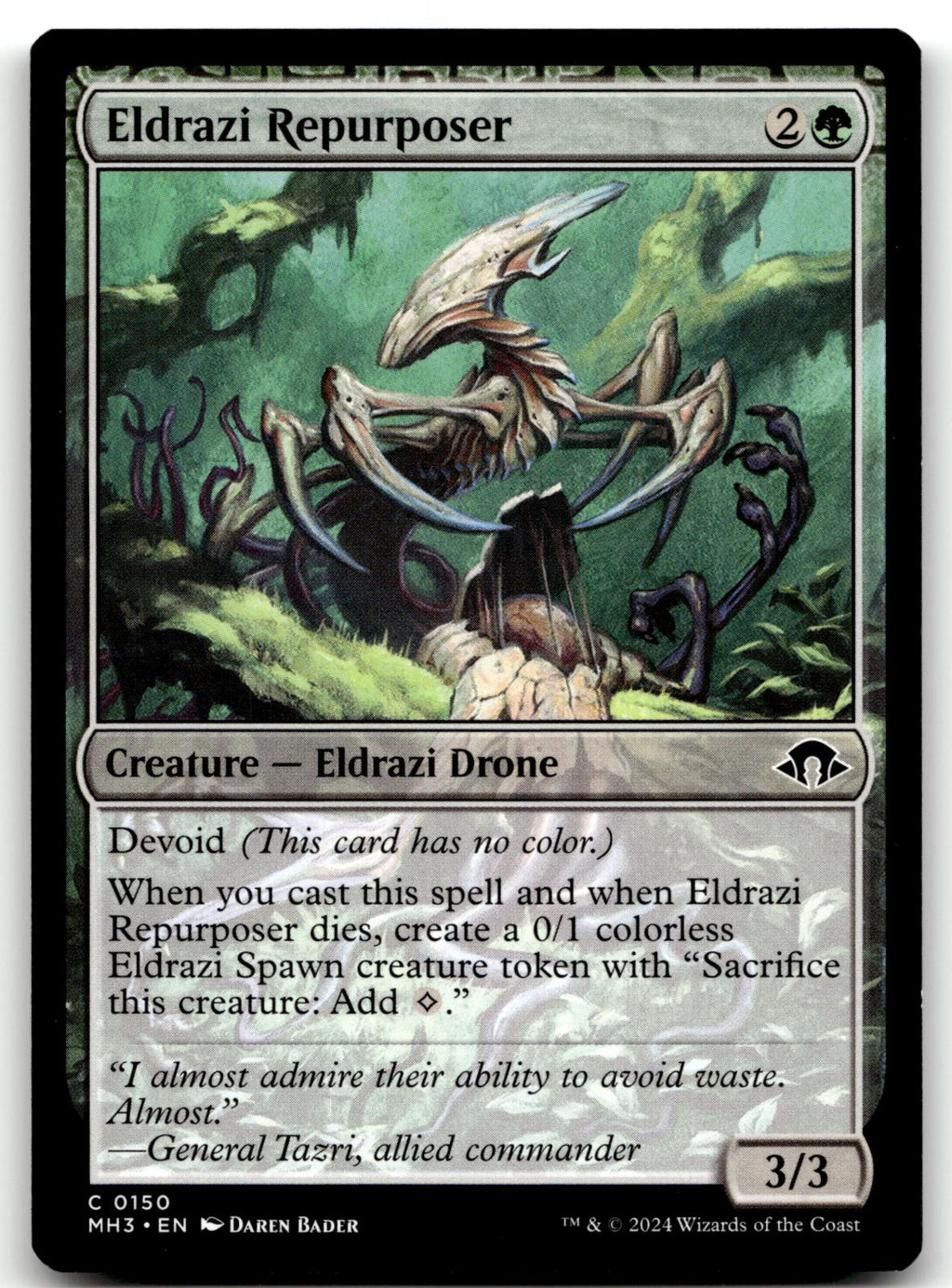 Eldrazi Repurposer 150 Common Modern Horizons 3 Magic: The Gathering Near Mint