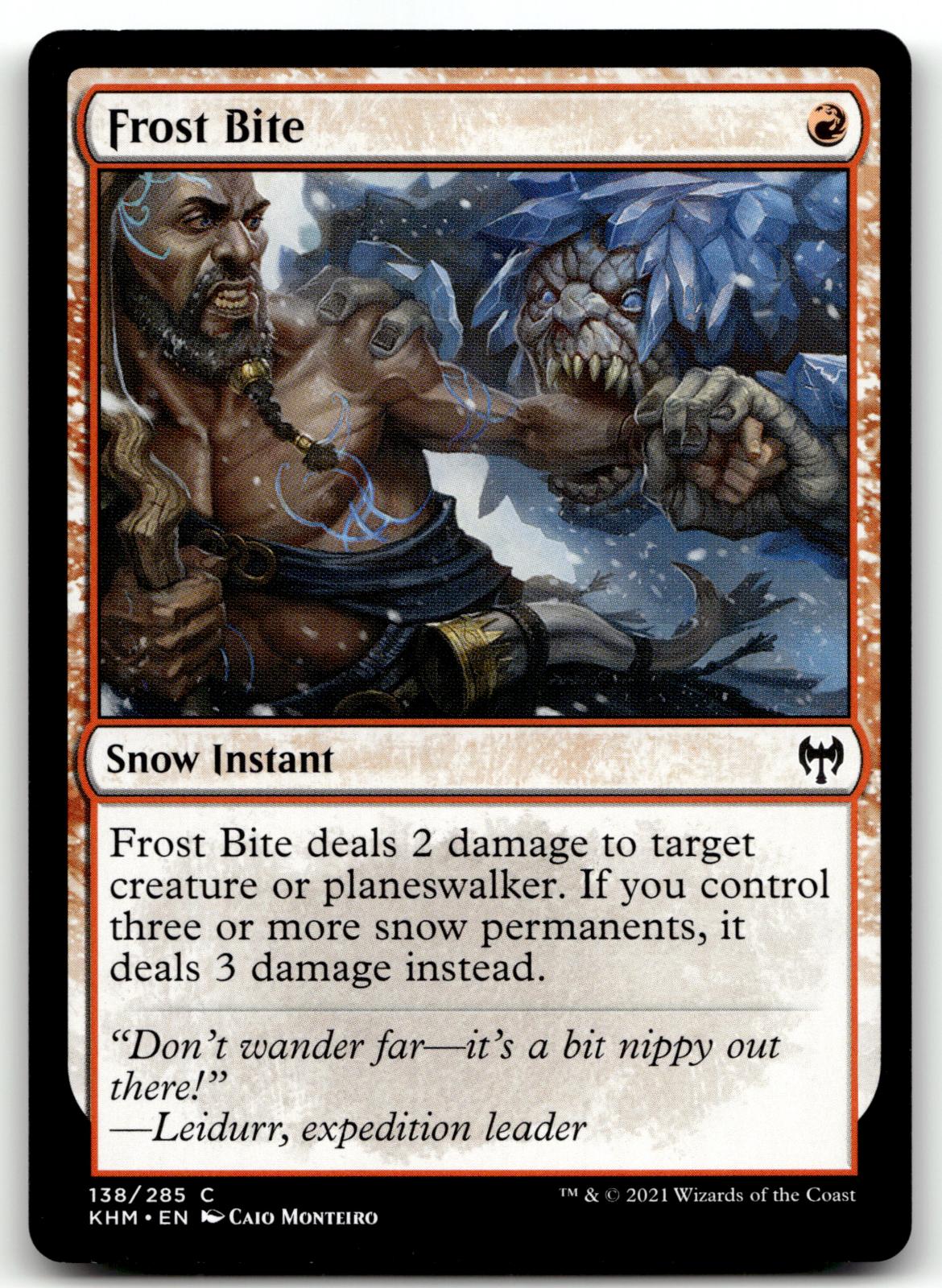 Frost Bite 138 Common Kaldheim Magic: The Gathering Near Mint