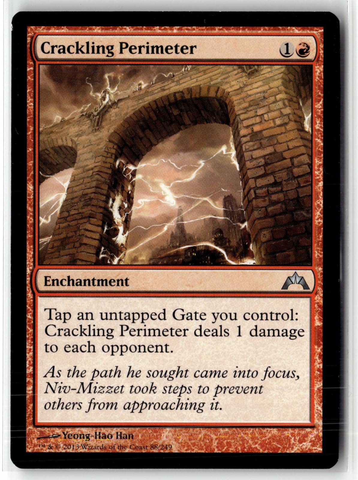 Crackling Perimeter 88 Uncommon Gatecrash Magic: The Gathering Near Mint