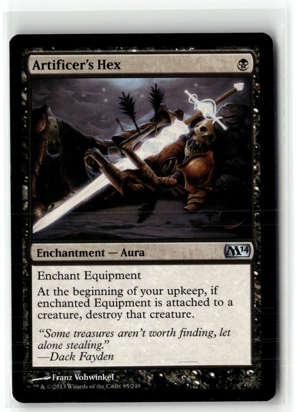 Artificer's Hex 85 Uncommon Magic 2014 (M14) Magic: The Gathering Near Mint