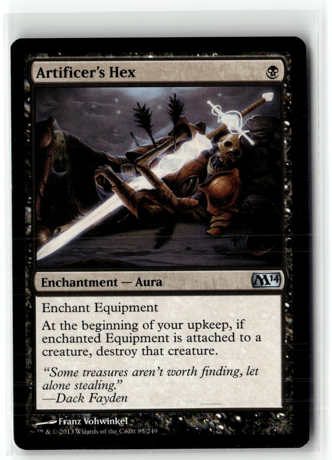 Artificer's Hex 85 Uncommon Magic 2014 (M14) Magic: The Gathering Near Mint