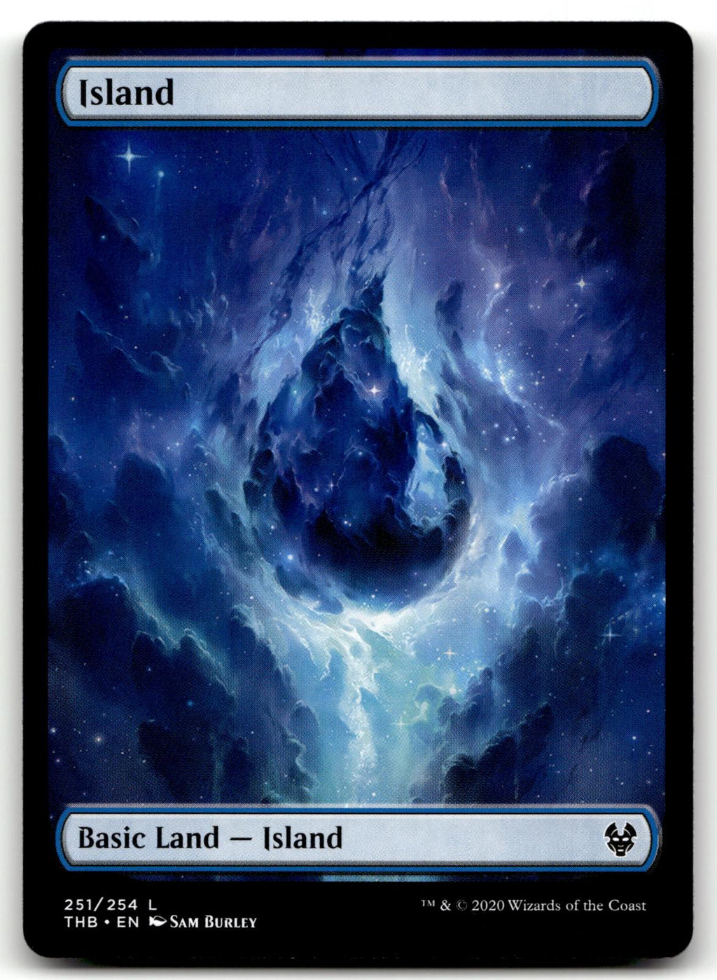 Island 251 Land Theros Beyond Death Magic: The Gathering Near Mint