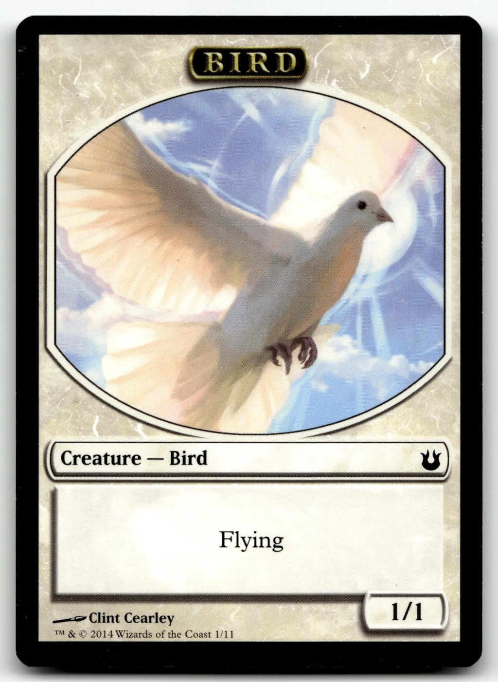 Bird Token (1) 1 Token Born of the Gods Magic: The Gathering Near Mint