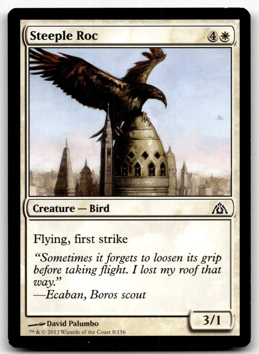 Steeple Roc 8 Common Dragon's Maze Magic: The Gathering Near Mint